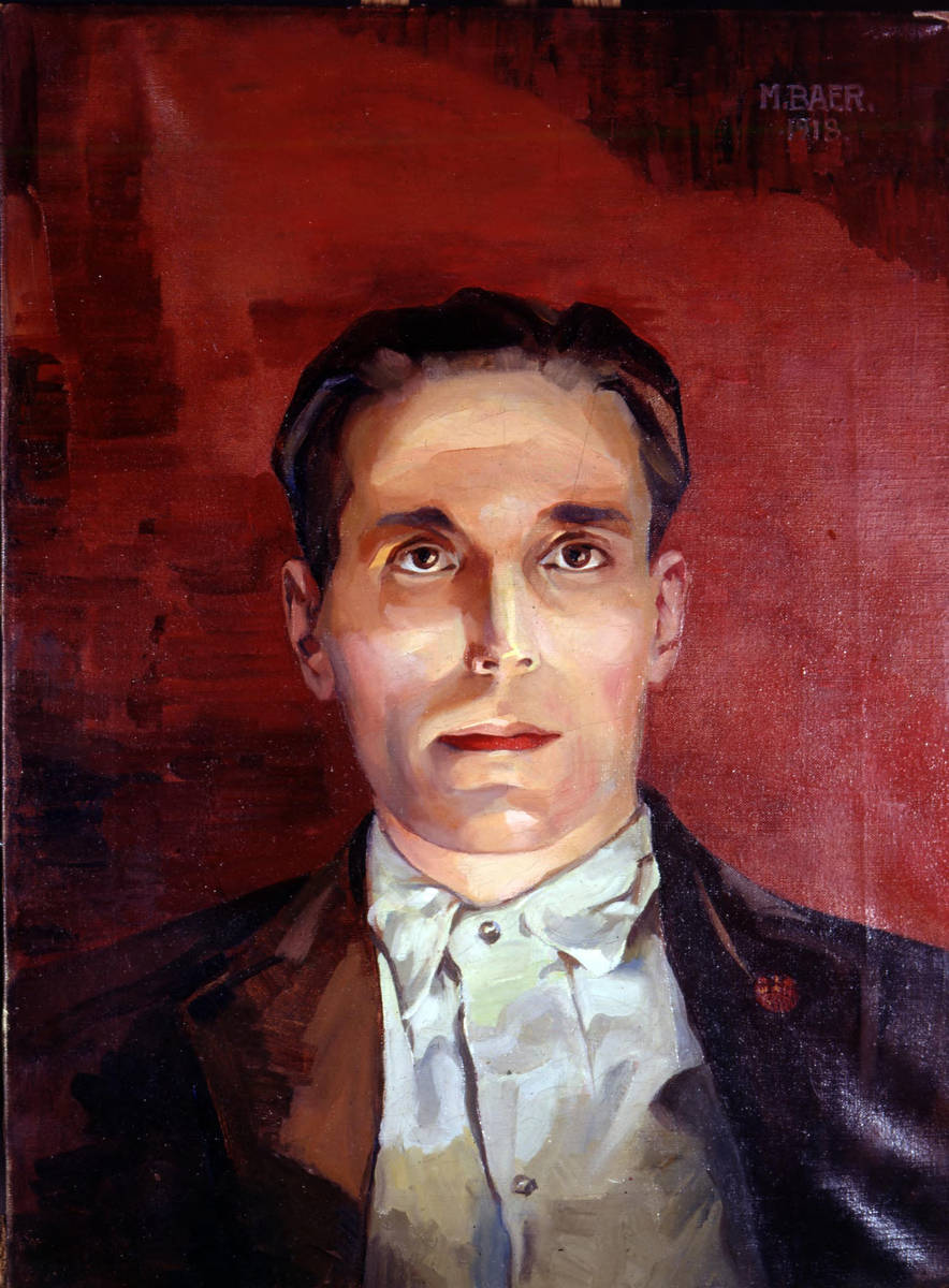 Portrait of Joe Hill by M. Baer, 1918